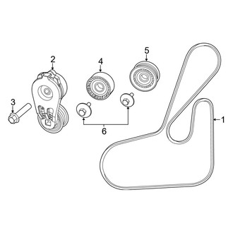 Jeep OE - Cooling - Belts & Pulleys (3.2L)