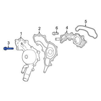 Jeep OE - Engine Water Pump Bolt