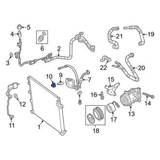 Jeep OE - A/C Service Valve Cap