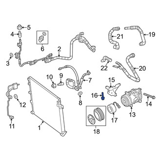 Jeep OE - A/C Condenser Mount Bolt