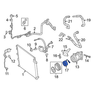 Jeep OE - A/C Compressor Clutch Coil