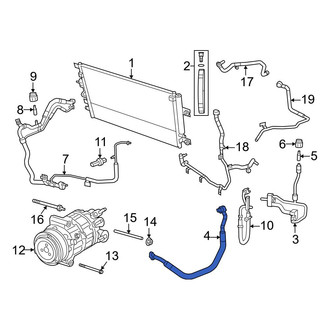 Jeep OE - A/C Refrigerant Suction Hose