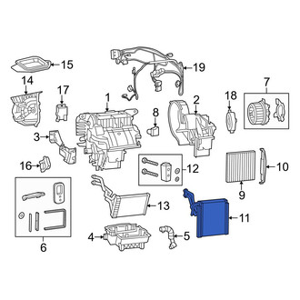 Jeep OE - A/C Evaporator Core