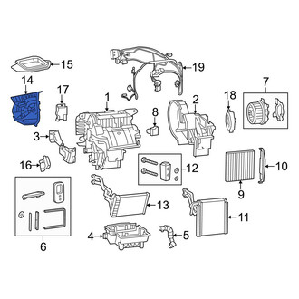 Jeep OE - HVAC Air Inlet Housing