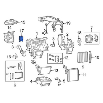 Jeep OE - HVAC Defrost Mode Door Actuator