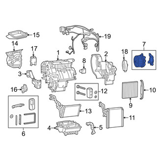Jeep OE - HVAC Blower Motor Assembly