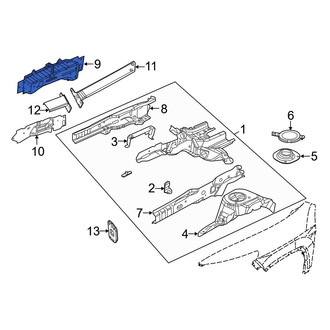 Jeep OE - Front Left Fender Rail