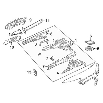 Jeep OE - Fender - Structural Components & Rails