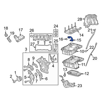 Jeep OE - Engine Oil Pump Pickup Tube and Screen