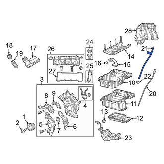 Jeep OE - Engine Oil Dipstick Tube