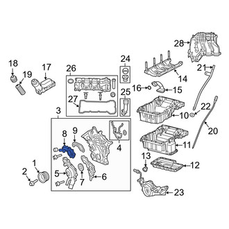 Jeep OE - Engine Water Pump Bolt
