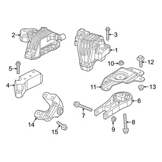 Jeep OE - Engine & Transmission Mounting (3.2L)