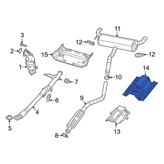 Jeep OE - Center Floor Pan Heat Shield