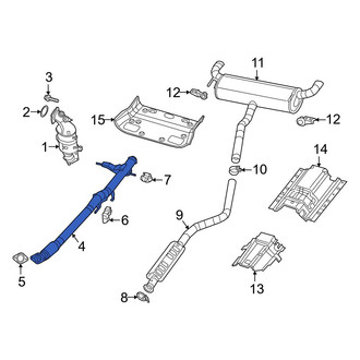 Jeep OE - Exhaust Intermediate Pipe