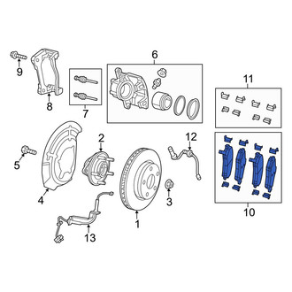 Jeep OE - Front Disc Brake Pad Set