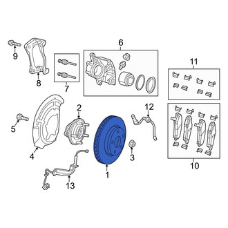 Jeep OE - Front Disc Brake Rotor