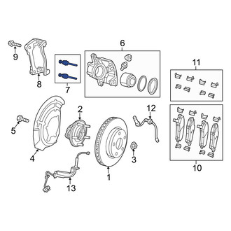 Jeep OE - Front Disc Brake Caliper Pin
