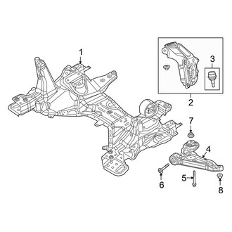Jeep OE - Front Suspension - Suspension Components (2.4L / 3.2L)