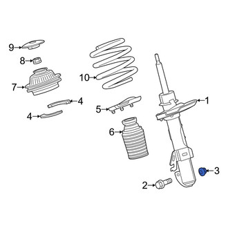 Jeep OE - Upper Suspension Strut Nut