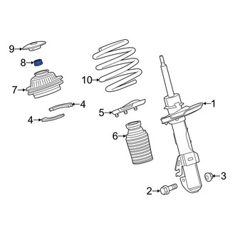 Jeep OE - Upper Suspension Strut Nut