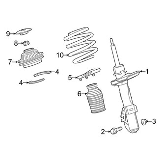 Jeep OE - Front Suspension - Struts & Components