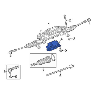 Jeep OE - Front Rack and Pinion Heat Shield