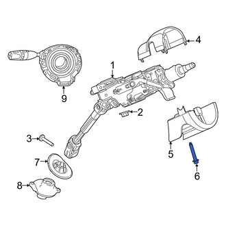 Jeep OE - Steering Column Cover Bolt