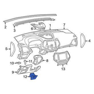 Jeep OE - Lower Instrument Panel Storage Compartment