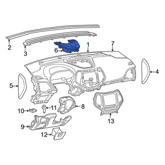 Jeep OE - Lower Instrument Panel Storage Compartment