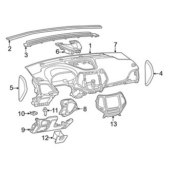 Jeep OE - Instrument Panel Components