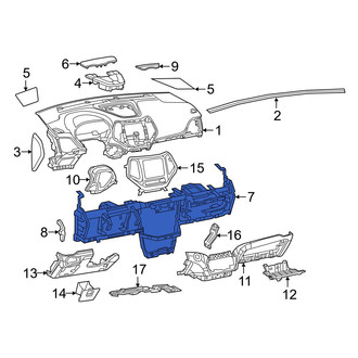 Jeep OE - Instrument Panel Crossmember