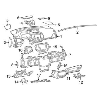 Jeep OE - Instrument Panel Components