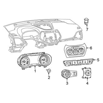 Jeep OE - Instrument Panel - Cluster & Switches