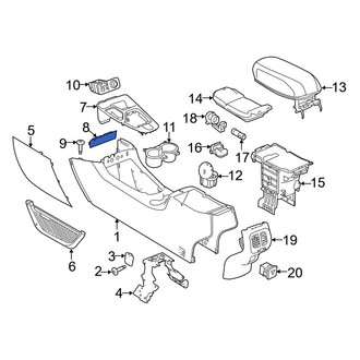 Jeep OE - Center Console Trim Panel