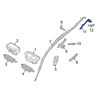 Jeep OE - Rear Right Curtain Air Bag Bracket