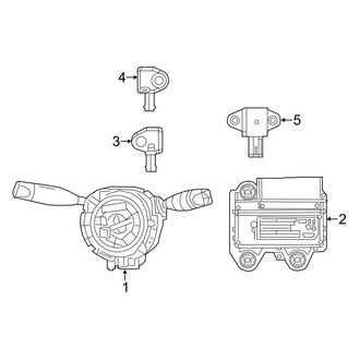 Jeep OE - Restraint Systems - Air Bag Components (Module and Sensors)