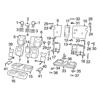 Jeep OE - Rear Seat Belt Guide