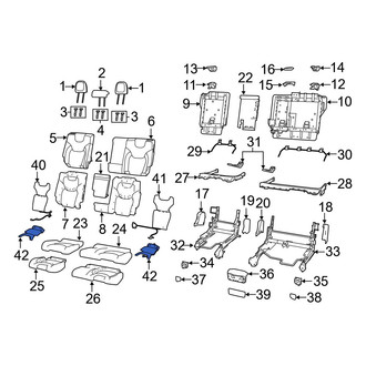 Jeep OE - Rear Lower Seat Heater Pad