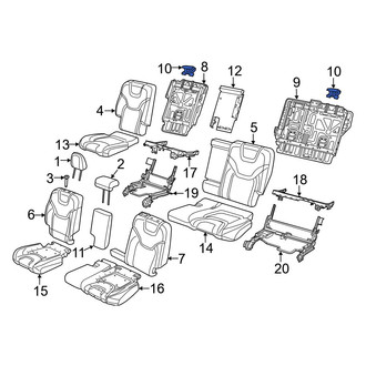 Jeep OE - Rear Right Folding Seat Latch Release Handle