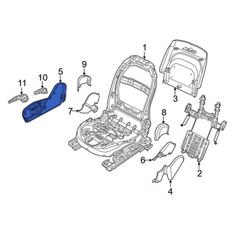 Jeep OE - Front Right Outer Seat Trim Panel