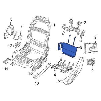 Jeep OE - Front Left Seat Lumbar Support Cushion