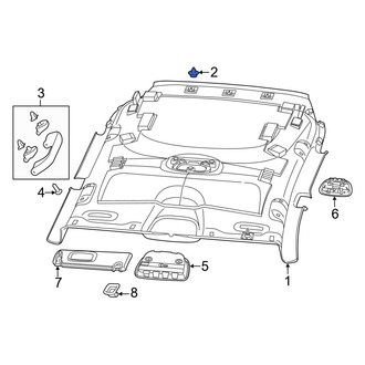 Jeep OE - Headliner Clip