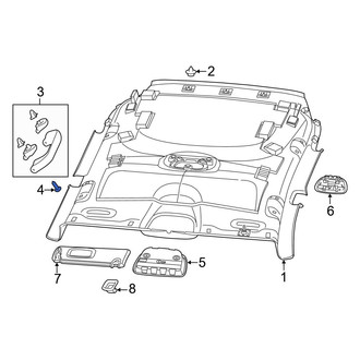 Jeep OE - Quarter Panel Trim Panel Screw