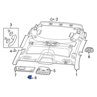 Jeep OE - Outer Sun Visor Support