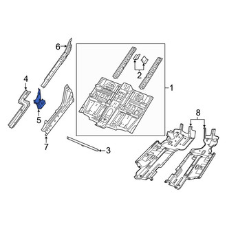 Jeep OE - Front Left Cowl Side Panel