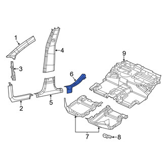 Jeep OE - Rear Left Door Sill Plate