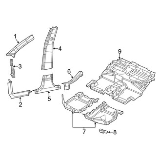 Mopar® - Black Replacement Front Driver Carpet Kit