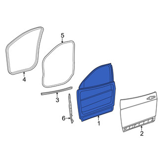 Jeep OE - Front Left Door Shell
