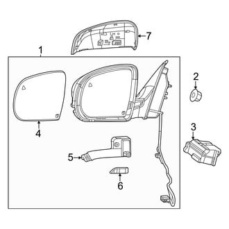 Jeep OE - Front Door - Outside Mirrors