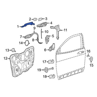 Jeep OE - Front Outer Exterior Door Handle